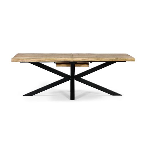 Table À Manger Extensible 200/240 Cm Manguier Massif Théo