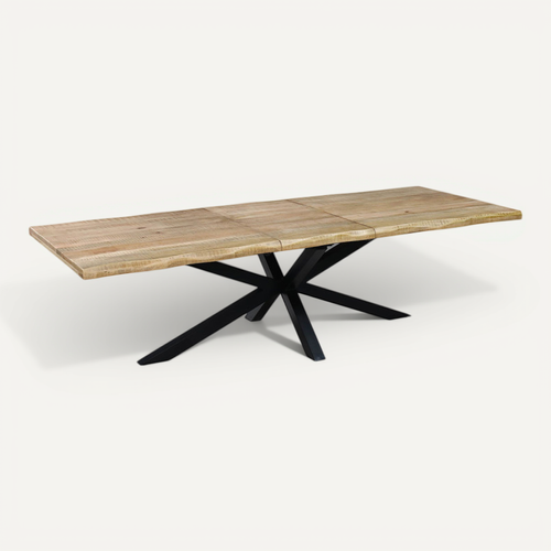 Table À Manger Extensible 200/240 Cm Manguier Massif Théo