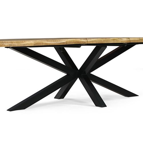 Table À Manger Extensible 200/240 Cm Manguier Massif Théo