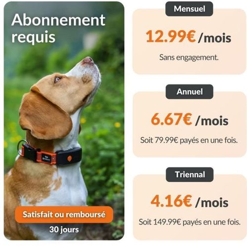 Collier Gps Étanche Pour Chien - Antenne Xl, LED, Collier Julius-k9
