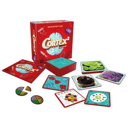 Asmodee Cortex Challenge Kids – Jeu De Cartes Sensoriel Mémoire – Dès 6 Ans – 2 à 6 Joueurs – 15 Min