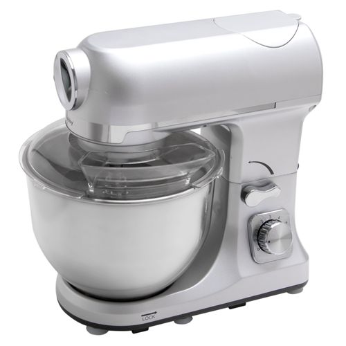 Robot Multifonctions 5l 1000w Silver Avec Hachoir Et Blender 1,5l En Verre Robimix Silver