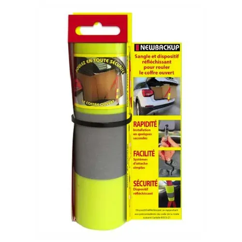 Sangle coffre de voiture NEWBACKUP 80134 vue de face