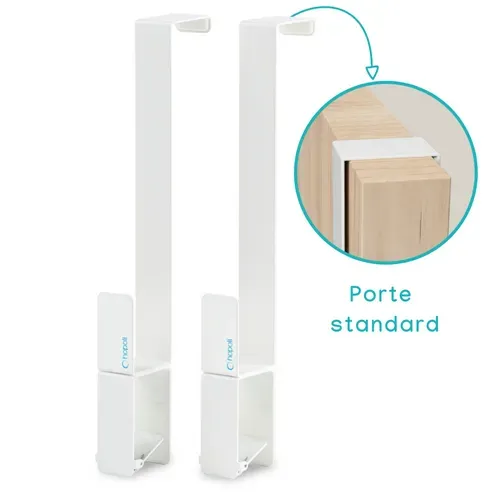 Enfile Couette Hopoli Blanc - Pour Porte Standard