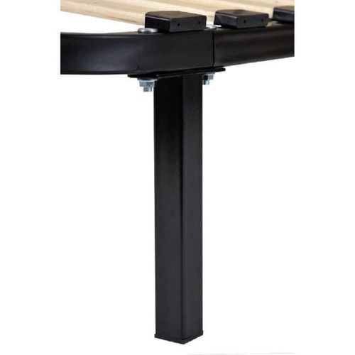 Sommier à Lattes 140x190 Cm Sur Pieds Pour Lit 2 Places