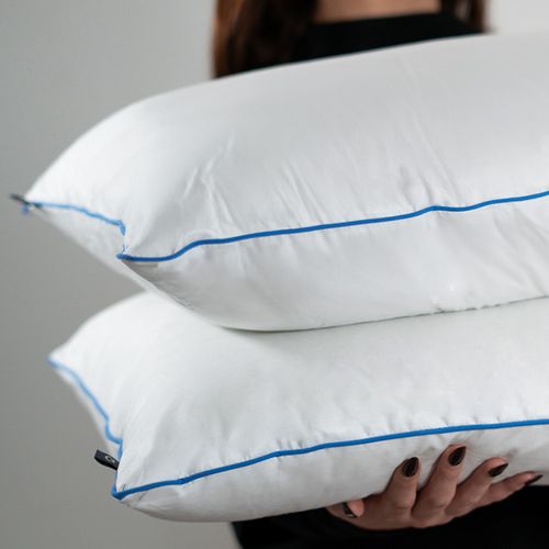 Pack Douceur - Matelas Hybride 140x200cm Mémoire De Forme et Oreillers Fluffy 60x60cm