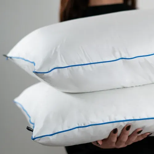 Pack Douceur - Matelas Hybride 90x190cm Mémoire De Forme et Oreillers Fluffy 50x70cm