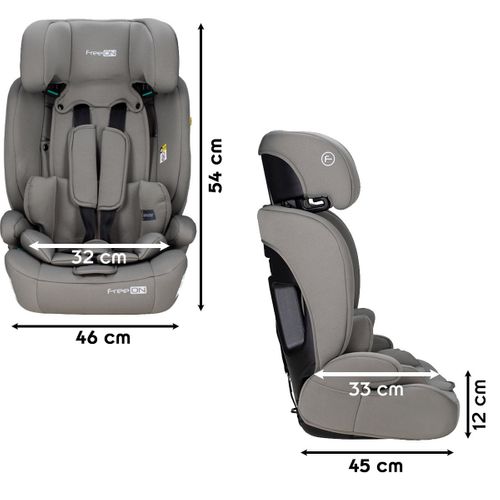 Uran Siège Auto évolutif R129 I-size 76-150 Cm Ceinturé Kaki