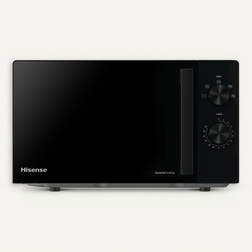 Four micro-ondes monofonction HISENSE H20MOBP1H - 20L - Noir vue de face