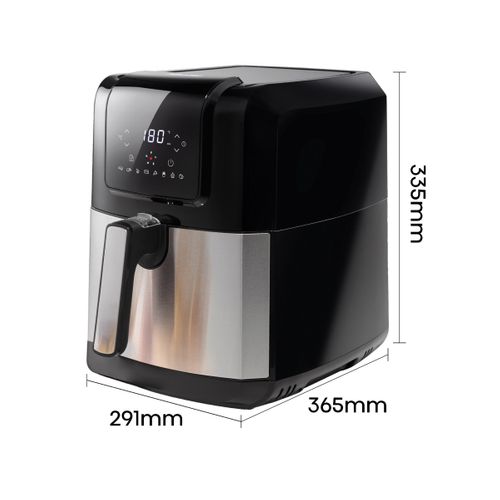 Friteuse Sans Huile 6.3l 1700w Noir/gris - H06afbs1s3