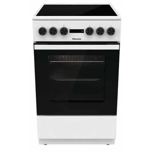 Cuisinière vitrocéramique 4 foyers - Four 68l Catalyse - Hec5a11wg