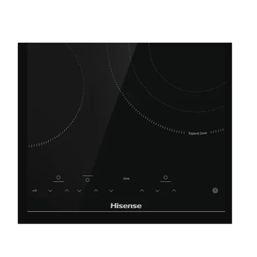 Table De Cuisson Vitrocéramique 60cm 3 Feux 5700w Noir E6332bsce