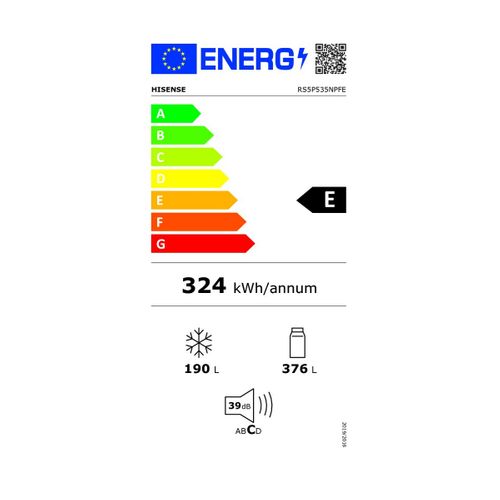 Réfrigérateur Américain 91.5cm 566l Ventilé Inox Noir - Rs5p535npfe