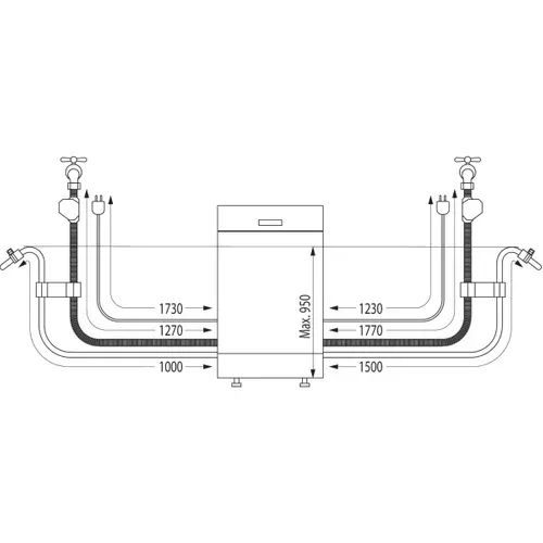 Lave-vaisselle intégrable HISENSE HV16BEX1 16 couverts