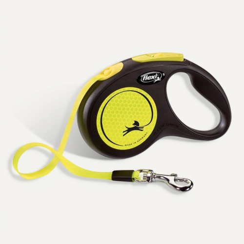 Laisse New Neon S Tape 5 M Black/ Neon Yellow Cl11t5-251-s-neoge