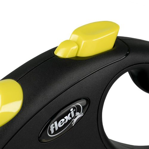 Laisse New Neon M Tape 5 M Black/ Neon Yellow Cl21t5-251-s-neoge