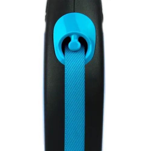 Laisse New Neon M Tape 5 M Black/ Neon Blue Cl21t5-251-s-neobl