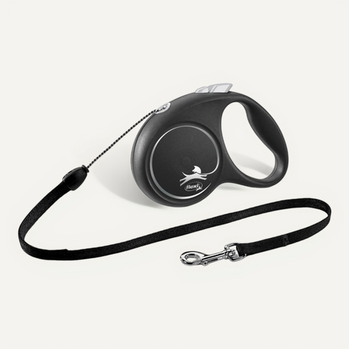 Laisse Black Design S Cord 5m Black/ Silver Fu12c5-251-s-si