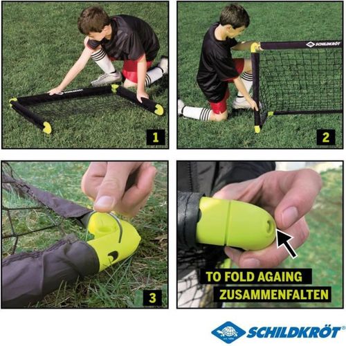 But De Football Pliable 90 X 60 X 60 Cm - Léger Et Transportable, 4 Piquets