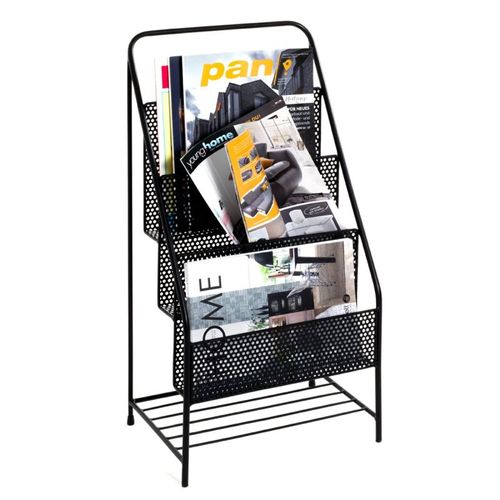 Porte-revues En Métal Design "agora" 69cm Noir