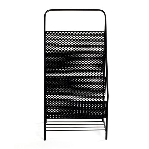 Porte-revues En Métal Design "agora" 69cm Noir