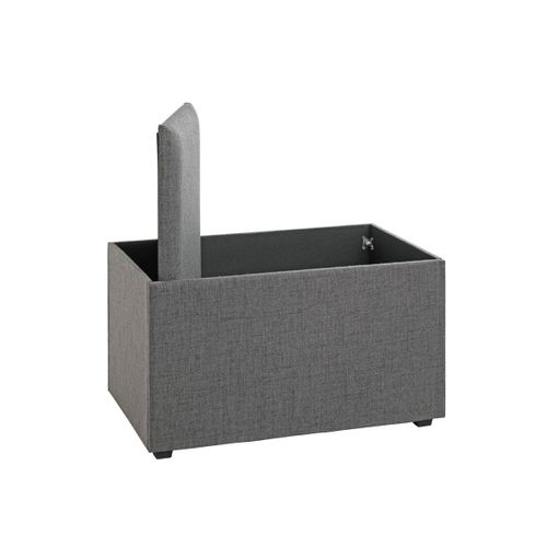 Coffre De Rangement Design "lumyna" 65cm Gris