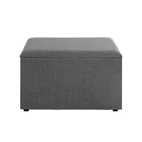 Coffre De Rangement Design "lumyna" 65cm Gris