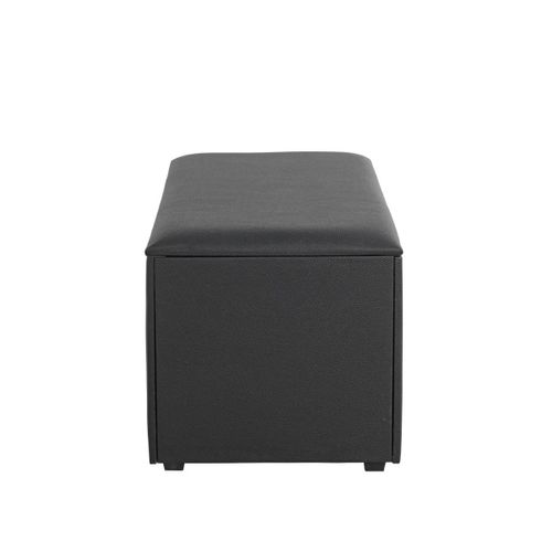 Coffre De Rangement Design "soldi" 65cm Noir