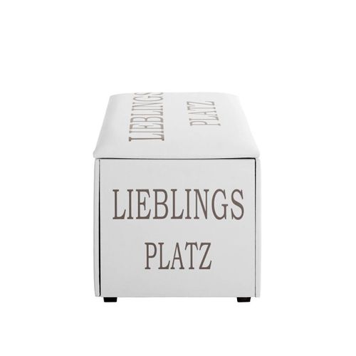 Coffre De Rangement "lieblings Platz" 65cm Blanc