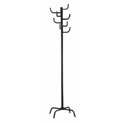 Porte-manteaux 8 Crochets "bazyk" 180cm Noir
