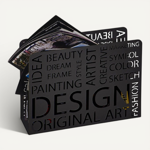 Porte-revues Design "original Art" 35cm Noir