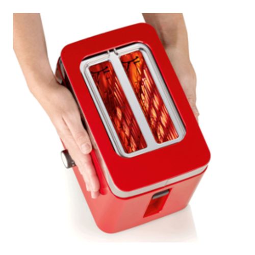 Grille Pain To 63 2 Fentes Rouge 888 W