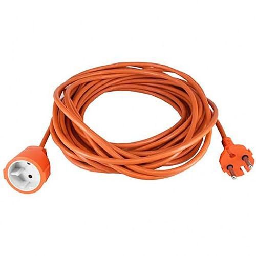 Rallonge Électrique - H05vvf 2x1,5 - 25 M - Orange - Utilisation Extérieure