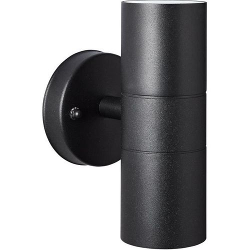 Applique Murale Extérieure Jandy 2l Noir Métal/verre - Gu10 Max 18w Ip44