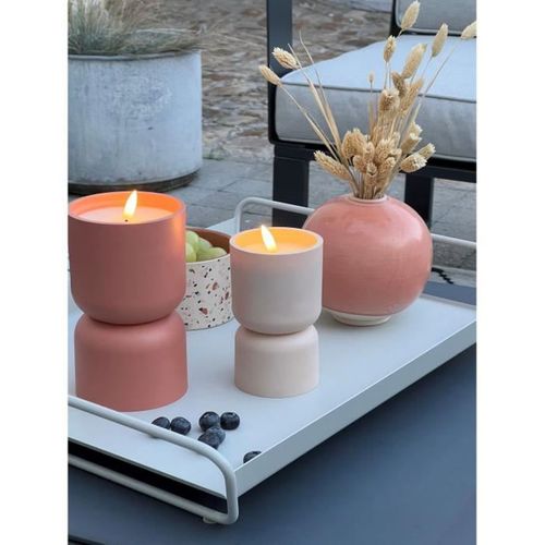 Lampe De Table Bougie Solaire LED 3w, Ip44, Beige/brun, Design Contemporain