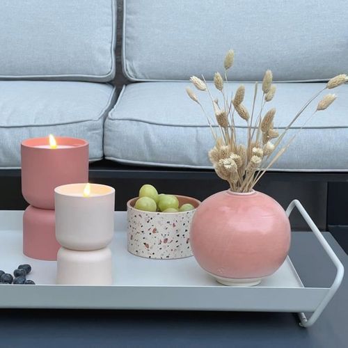 Lampe De Table Bougie Solaire LED 3w, Ip44, Beige/brun, Design Contemporain
