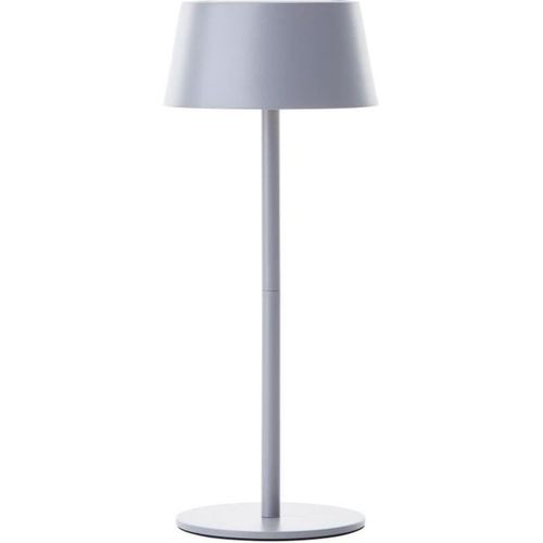 Lampe De Table Solaire LED D’extérieur Gris Dépoli 5 W, 300 Lm