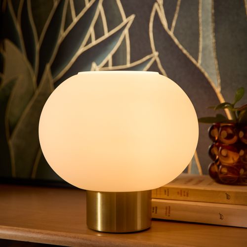 Lampe à poser H. 20 cm FANNY Doré vue d'ambiance 1