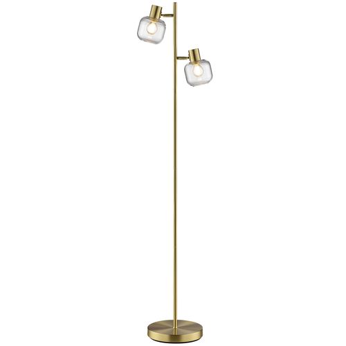 Lampadaire droit H. 140 cm LINDSET Doré vue de face
