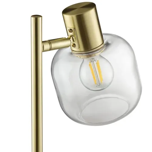 Lampe à poser H. 40 cm LINDSET Doré vue de derrière