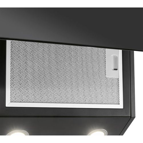Hotte Inclinée à LED Noir/acier Inoxydable  Du7606-1-g-noir/inox