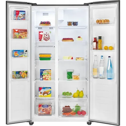 Réfrigérateur Américain Avec Congélateur 442l Noir  Sbs7344-noir