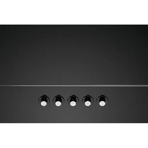 Hotte Inclinée 60 cm à LED Noir  Du7607-g-noir