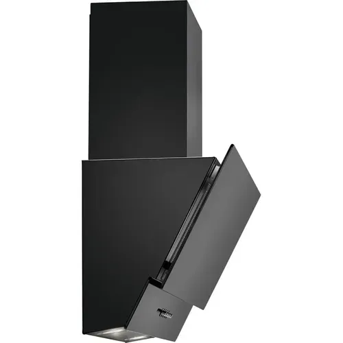 Hotte Inclinée 60 cm à LED Noir  Du7607-g-noir