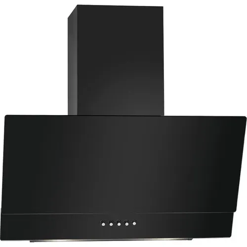 Hotte Inclinée 60 cm à LED Noir  Du7607-g-noir