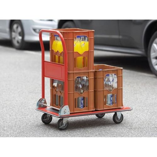 Chariot Plateforme Pliant 150 Kg, Roues Pivotantes 360° Freinées