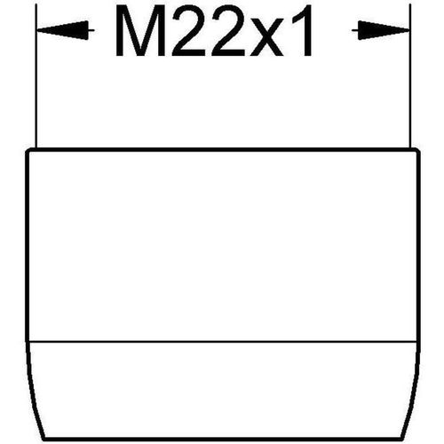 Mousseur Chromé M22 Classe à - 15,0 L/min, Filetage Interne