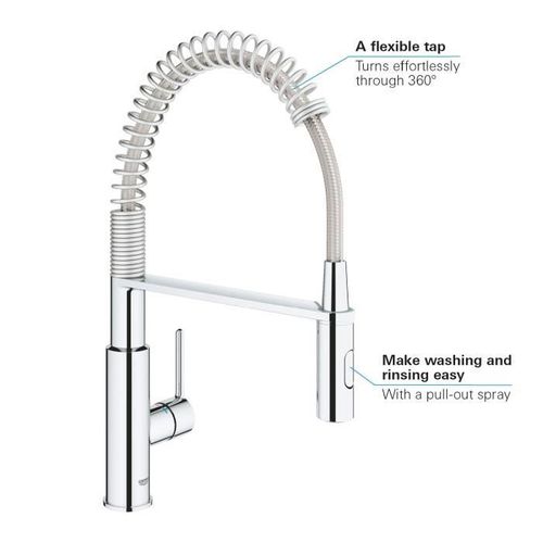 Robinet Douchette Grohe Get Chromé