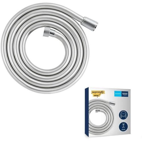 Flexible De Douche Vitalioflex 27507001 - 2m - Anti-pliures - Anti-torsion - Surface Lisse - Chromé