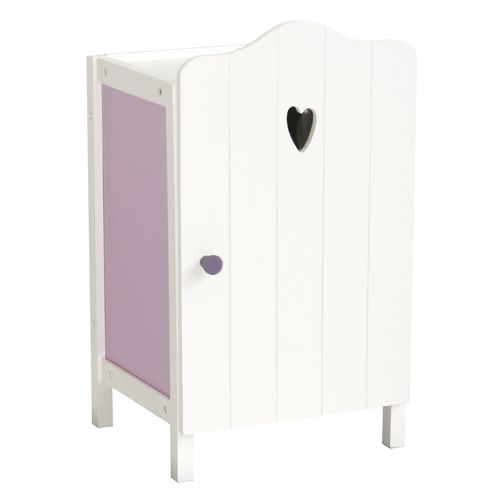 Armoire De Poupée En Plastique Avec Cintres Et Tringle – 15.6x15.6x3.8 Cm, Rangement Compact Pour Vêtements De Poupée, Maison De Poupée